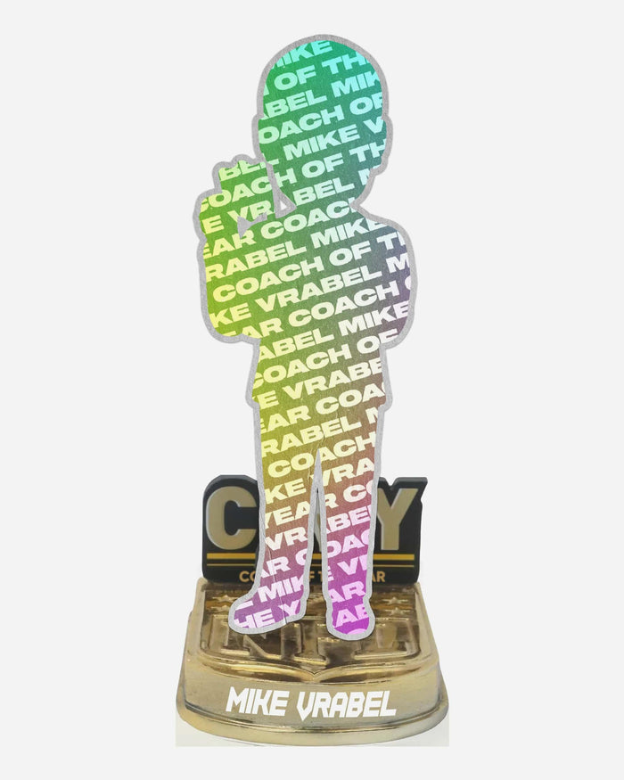 Mike Vrabel New England Patriots 2025 NFL Coach of the Year Bobblehead FOCO - FOCO.com