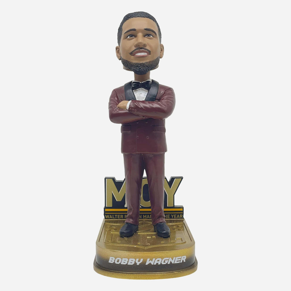 Bobby Wagner Washington Commanders 2025 NFL Man of the Year Bobblehead FOCO - FOCO.com