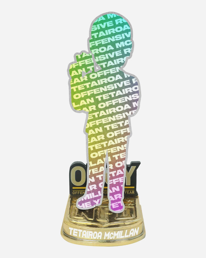 Tetairoa McMillan Washington Commanders 2025 NFL Offensive Rookie Of The Year Bobblehead FOCO - FOCO.com