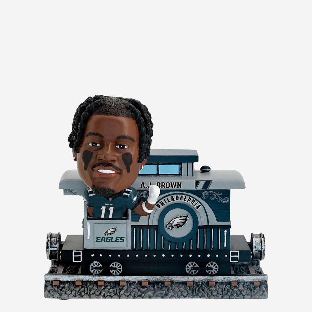 AJ Brown Philadelphia Eagles Express Train Bobblehead FOCO - FOCO.com