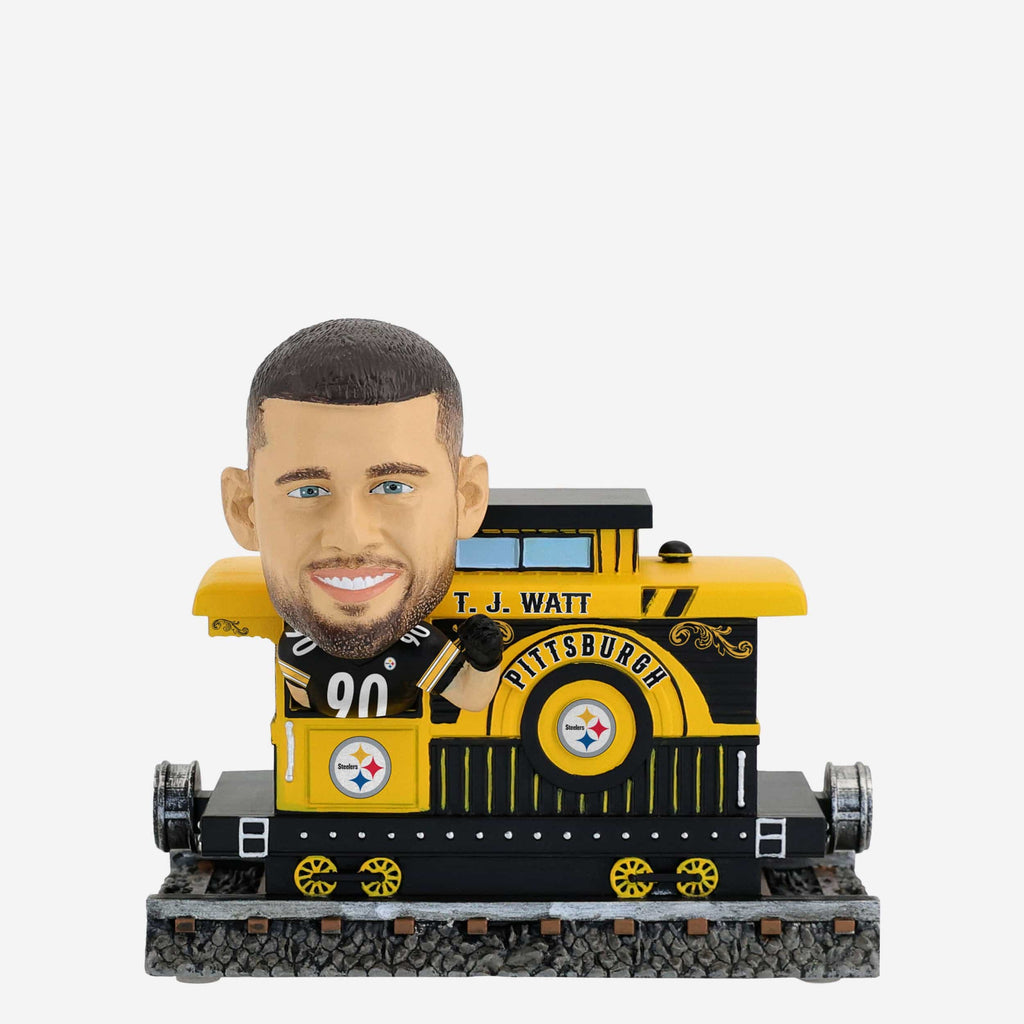 TJ Watt Pittsburgh Steelers Express Train Bobblehead FOCO - FOCO.com