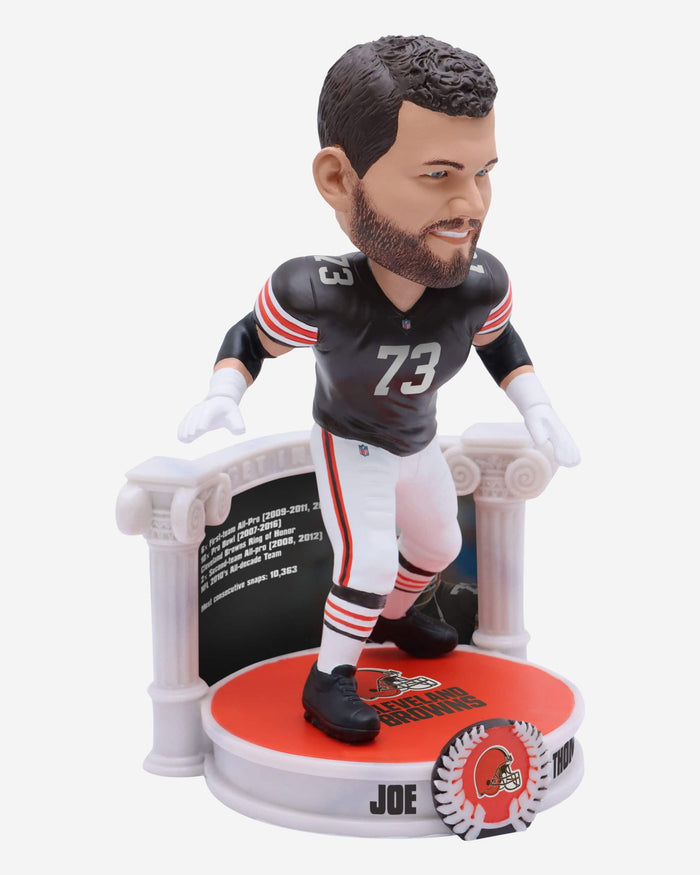 Joe Thomas Cleveland Browns Career Retrospective Bobblehead FOCO - FOCO.com