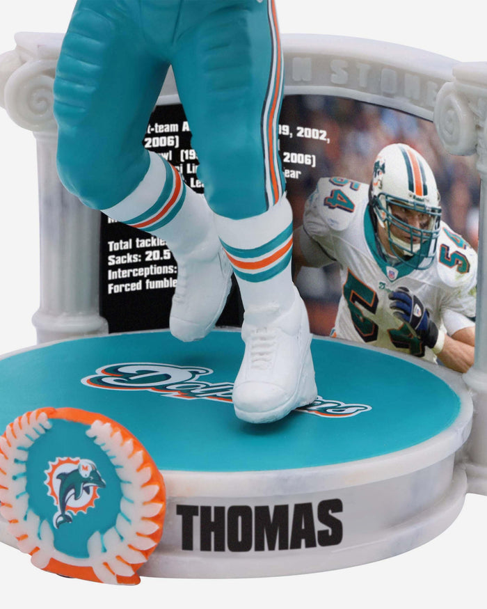 Zach Thomas Miami Dolphins Career Retrospective Bobblehead FOCO - FOCO.com