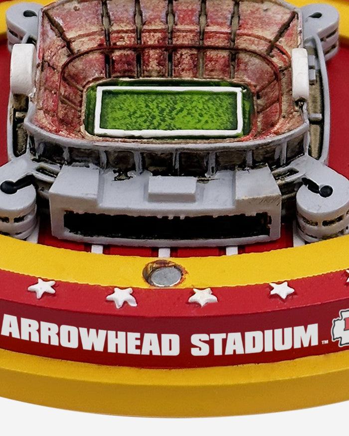 Travis Kelce Kansas City Chiefs Magnetic Stadium Base Bobblehead FOCO - FOCO.com
