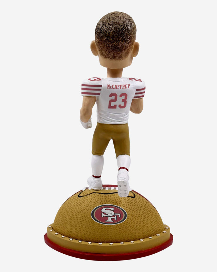 Christian McCaffrey San Francisco 49ers Magnetic Stadium Base Bobblehead FOCO - FOCO.com