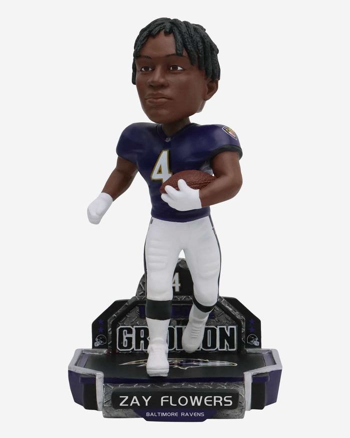 Zay Flowers Baltimore Ravens NFL 2023 Rookie Series Bobblehead FOCO - FOCO.com