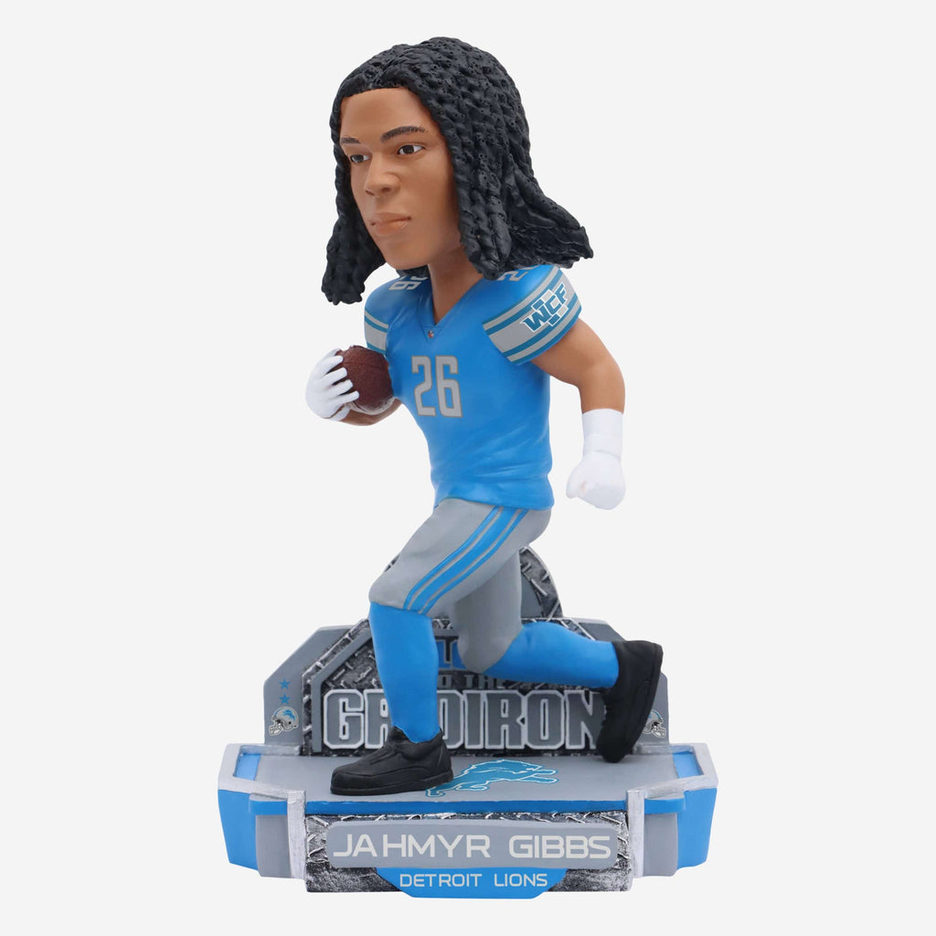 Jahmyr Gibbs Detroit Lions NFL 2023 Rookie Series Bobblehead FOCO - FOCO.com