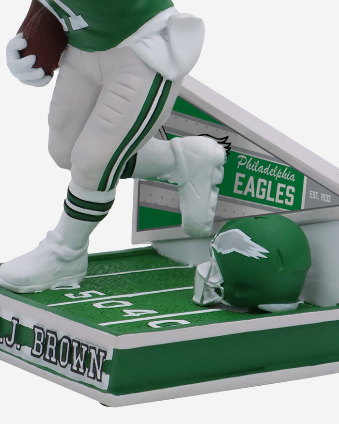AJ Brown Philadelphia Eagles Kelly Green Uniform Bobblehead FOCO - FOCO.com