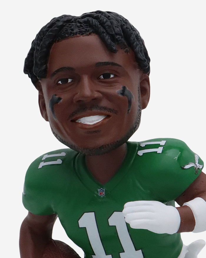 AJ Brown Philadelphia Eagles Kelly Green Uniform Bobblehead FOCO - FOCO.com