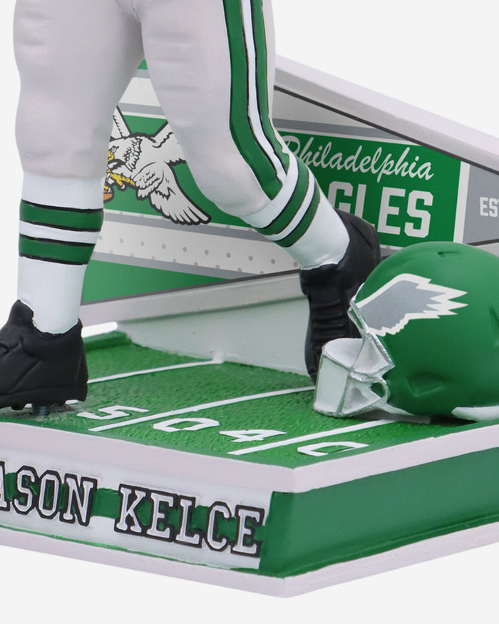 Jason Kelce Philadelphia Eagles Kelly Green Uniform Bobblehead FOCO - FOCO.com