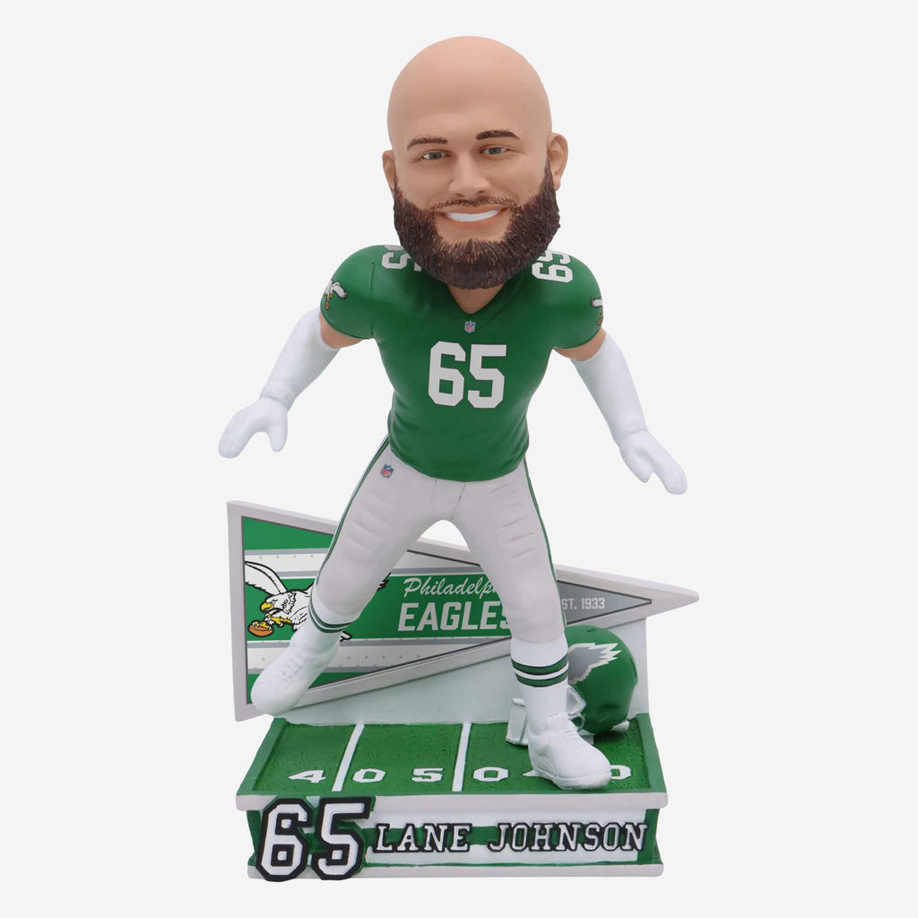Lane Johnson Philadelphia Eagles Kelly Green Uniform Bobblehead FOCO - FOCO.com