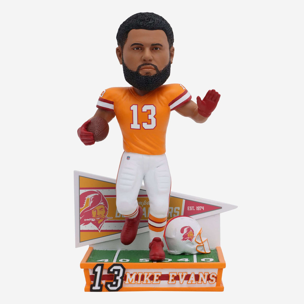 Mike Evans Tampa Bay Buccaneers Retro Uniform Bobblehead FOCO - FOCO.com