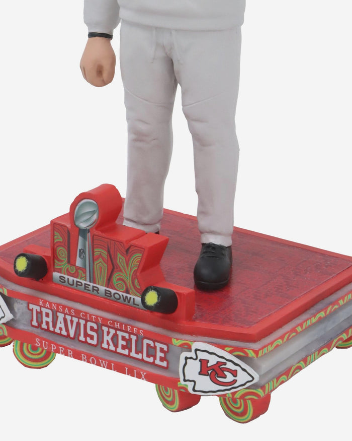Travis Kelce Kansas City Chiefs Super Bowl LIX Outfit Bobblehead FOCO - FOCO.com