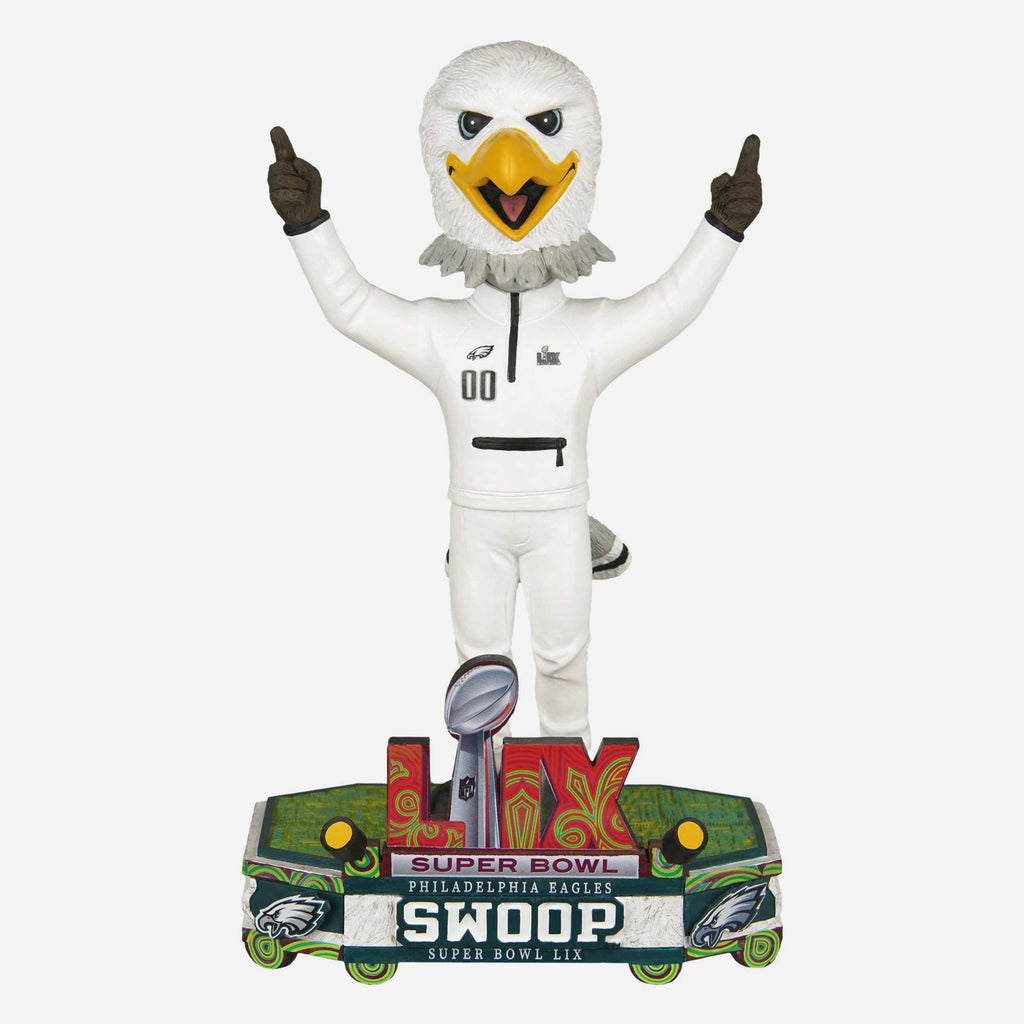 Swoop Philadelphia Eagles Super Bowl LIX Outfit Mascot Bobblehead FOCO - FOCO.com