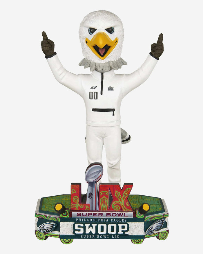 Swoop Philadelphia Eagles Super Bowl LIX Outfit Mascot Bobblehead FOCO - FOCO.com