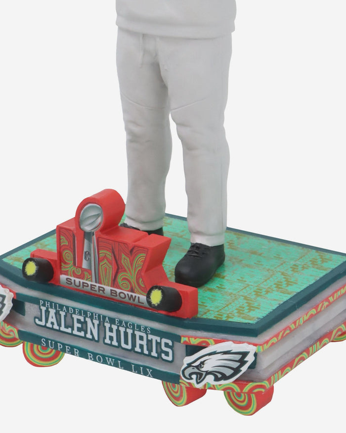 Jalen Hurts Philadelphia Eagles Super Bowl LIX Outfit Bobblehead FOCO - FOCO.com