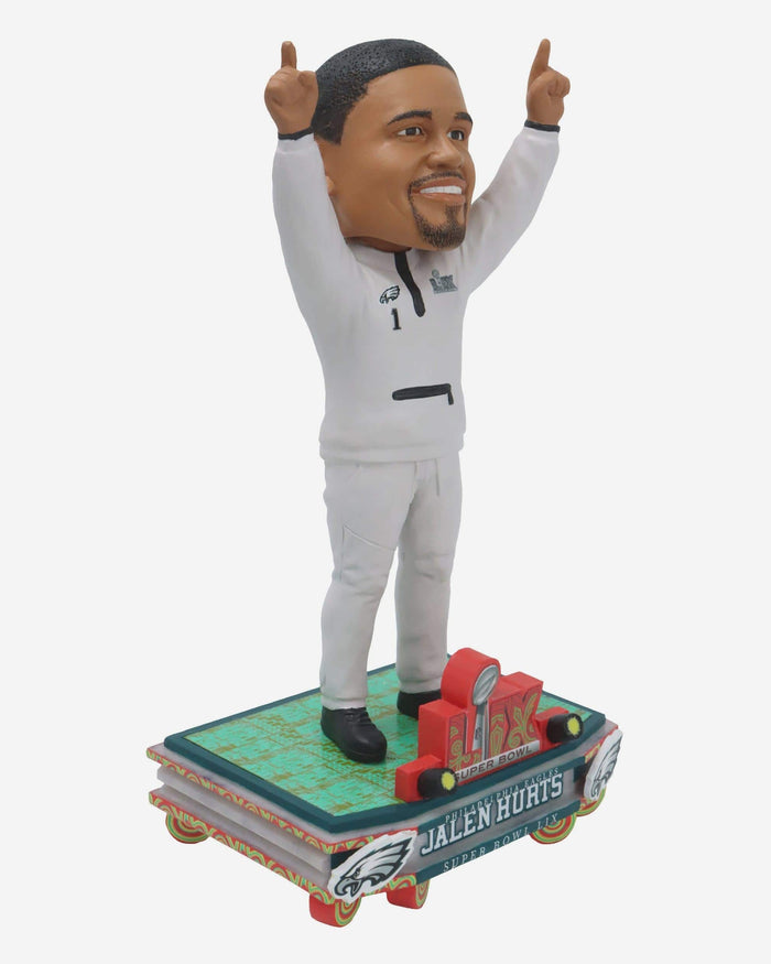 Jalen Hurts Philadelphia Eagles Super Bowl LIX Outfit Bobblehead FOCO - FOCO.com