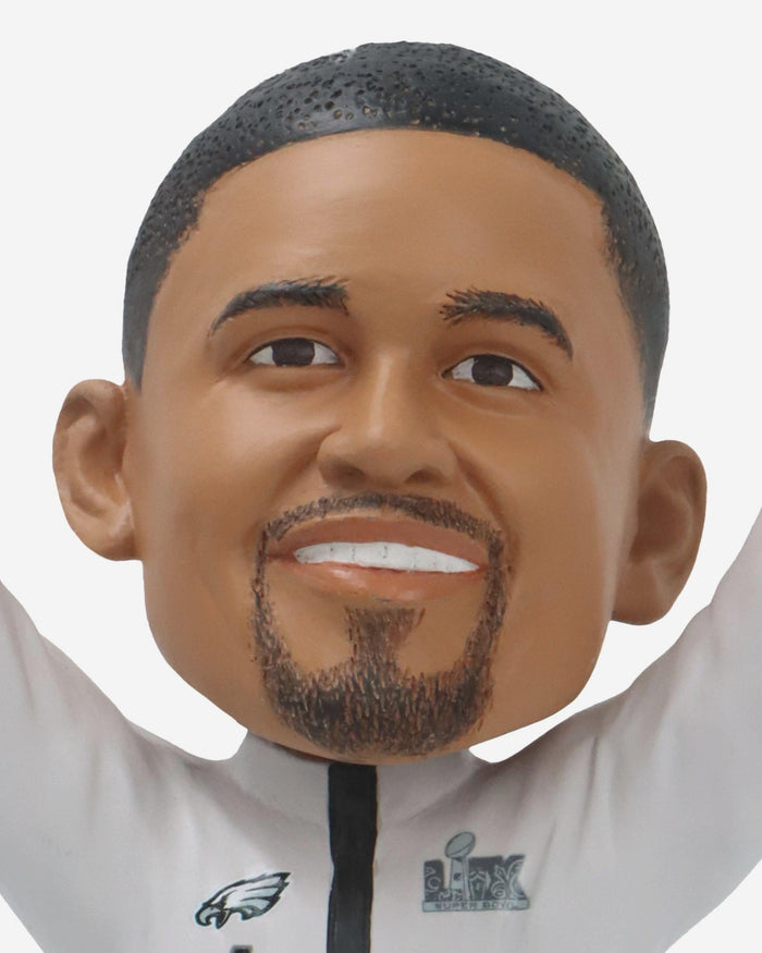 Jalen Hurts Philadelphia Eagles Super Bowl LIX Outfit Bobblehead FOCO - FOCO.com