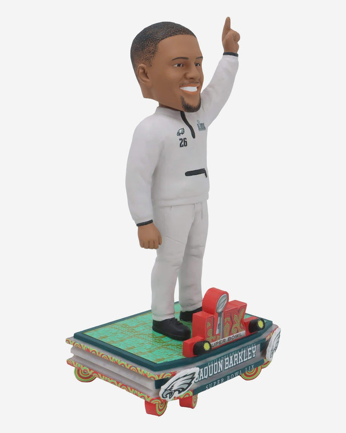 Saquon Barkley Philadelphia Eagles Super Bowl LIX Outfit Bobblehead FOCO - FOCO.com