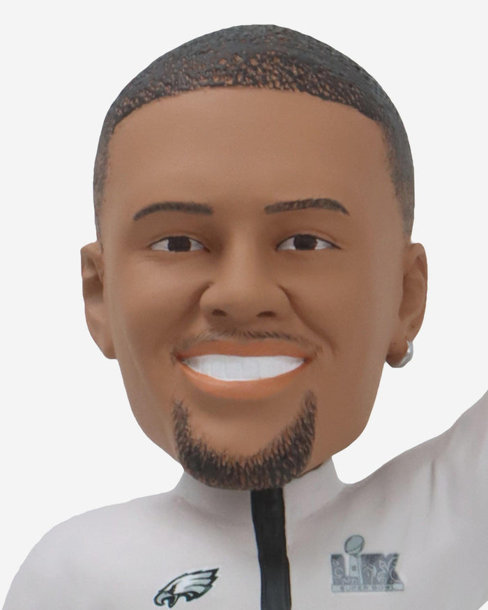 Saquon Barkley Philadelphia Eagles Super Bowl LIX Outfit Bobblehead FOCO - FOCO.com