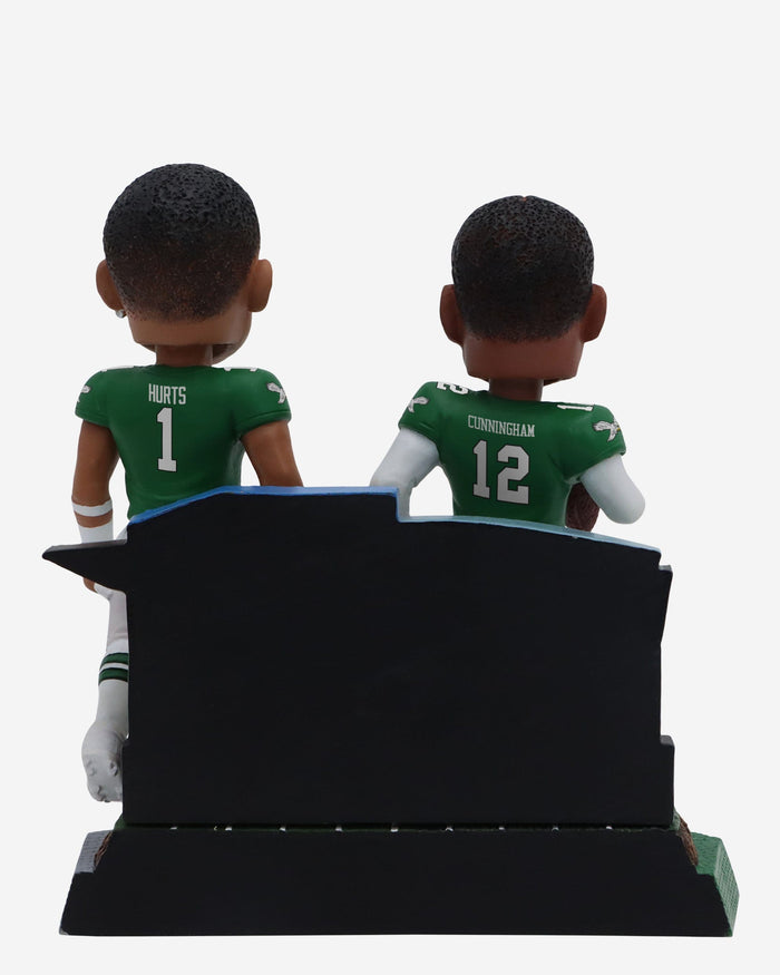 Randall Cunningham & Jalen Hurts Philadelphia Eagles Then and Now Bobblehead FOCO - FOCO.com