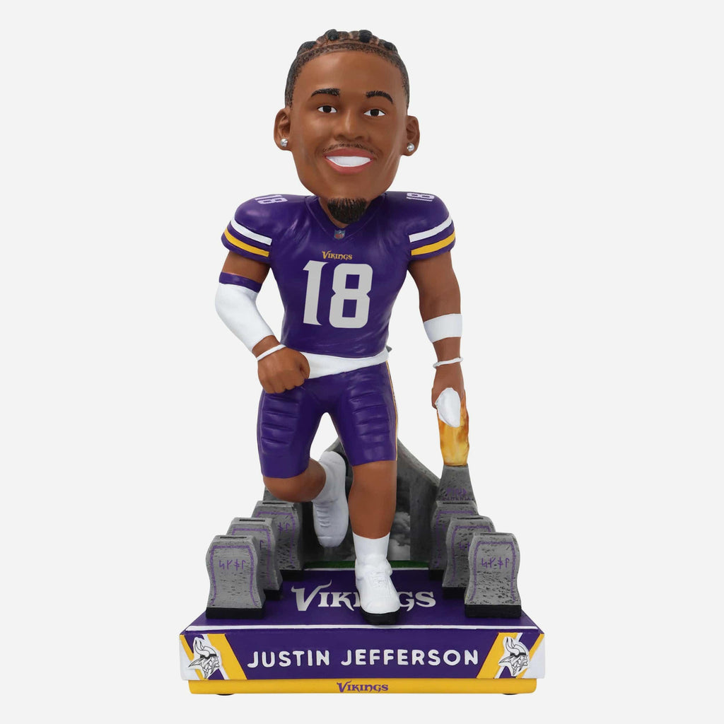 Justin Jefferson Minnesota Vikings Tunnel Entrance Bobblehead FOCO - FOCO.com