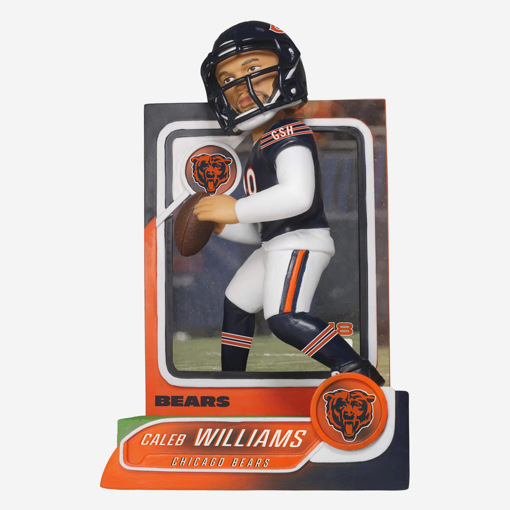 Caleb Williams Chicago Bears Trading Card Bobblehead FOCO - FOCO.com