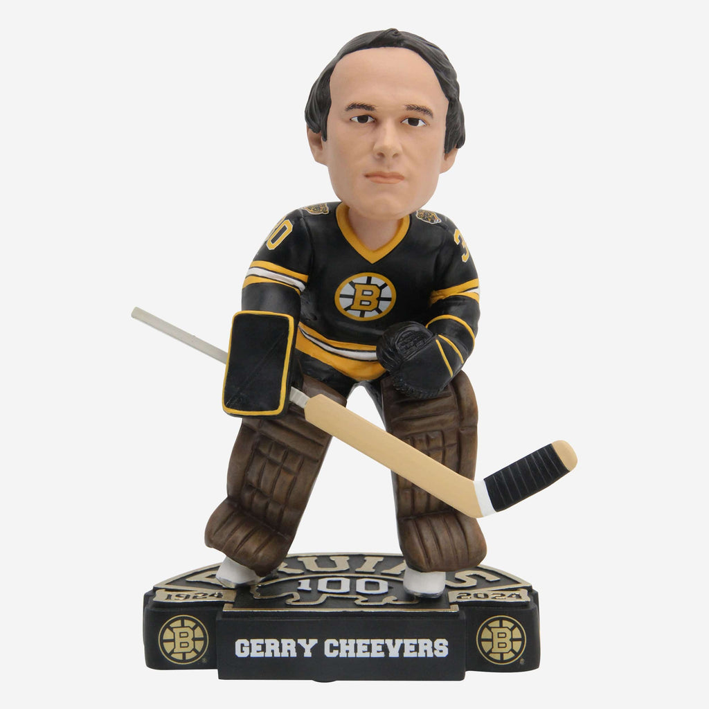 Gerry Cheevers Boston Bruins 100th Anniversary Bobblehead FOCO - FOCO.com