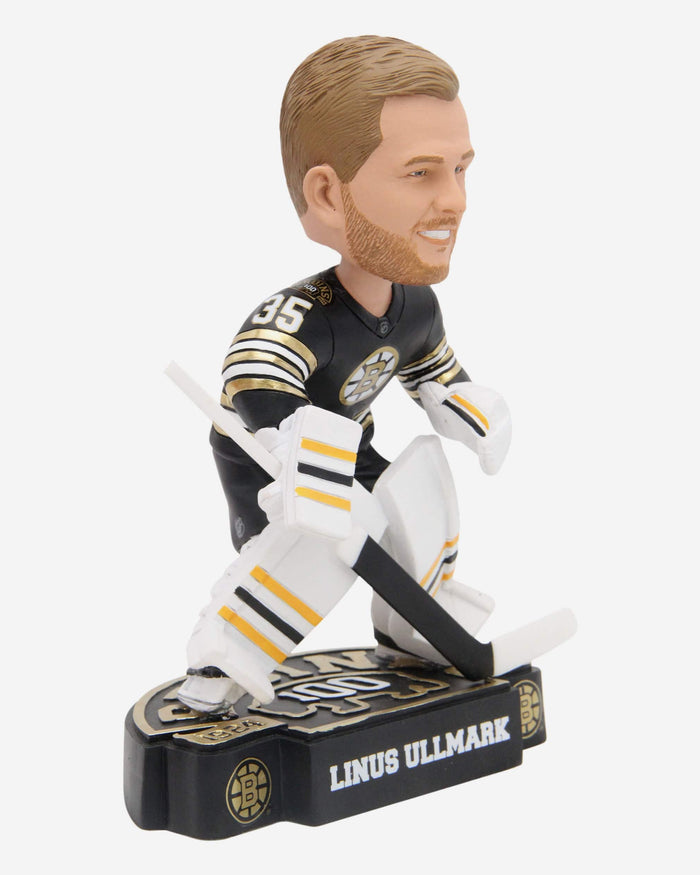 Linus Ullmark Boston Bruins 100th Anniversary Bobblehead FOCO - FOCO.com