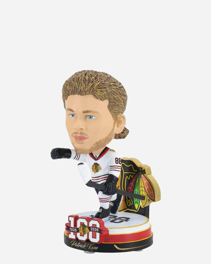 Patrick Kane Chicago Blackhawks 100th Anniversary Mini Bighead Bobblehead FOCO - FOCO.com