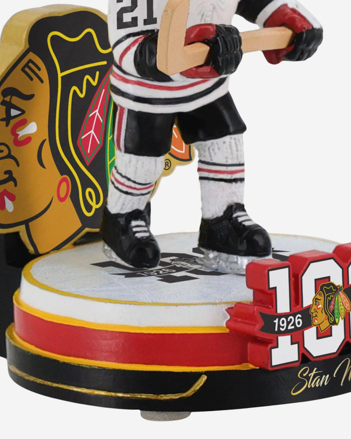Stan Mikita Chicago Blackhawks 100th Anniversary Mini Bighead Bobblehead FOCO - FOCO.com