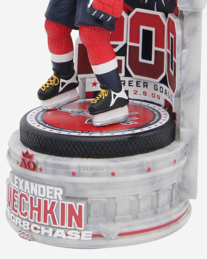 Alex Ovechkin Washington Capitals 200th Goal Bobblehead FOCO - FOCO.com