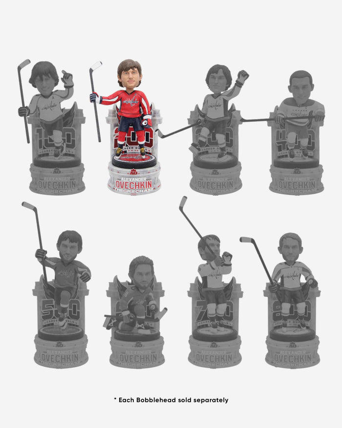 Alex Ovechkin Washington Capitals 200th Goal Bobblehead FOCO - FOCO.com