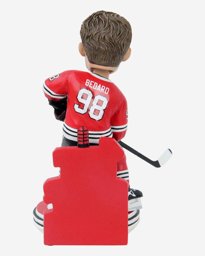 Connor Bedard Chicago Blackhawks First Career Goal Bobblehead FOCO - FOCO.com