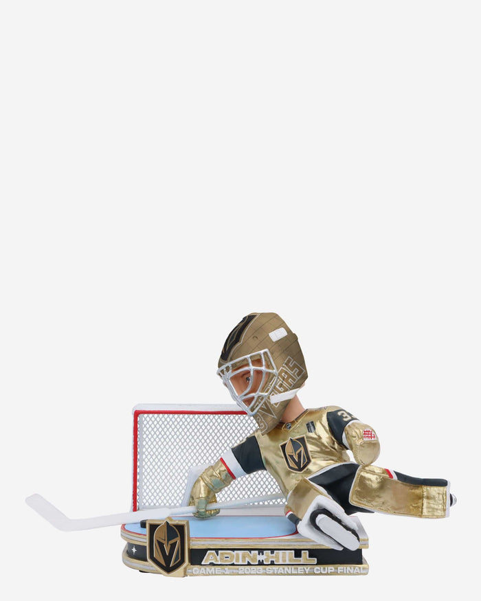 Adin Hill Vegas Golden Knights Game 1 Stick Save Bobblehead FOCO - FOCO.com