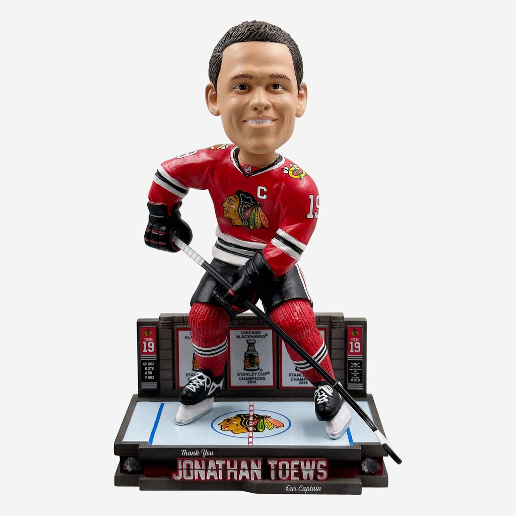 Jonathan Toews Chicago Blackhawks Farewell Bobblehead FOCO - FOCO.com