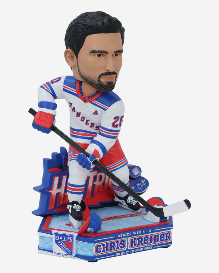 Chris Kreider New York Rangers Hat Trick Bobblehead FOCO - FOCO.com