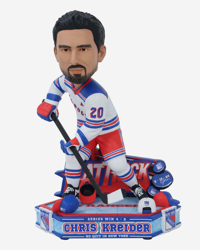 Chris Kreider New York Rangers Hat Trick Bobblehead FOCO - FOCO.com