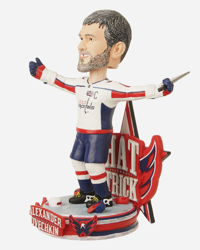 Alex Ovechkin Washington Capitals Hat Trick Bobblehead FOCO - FOCO.com