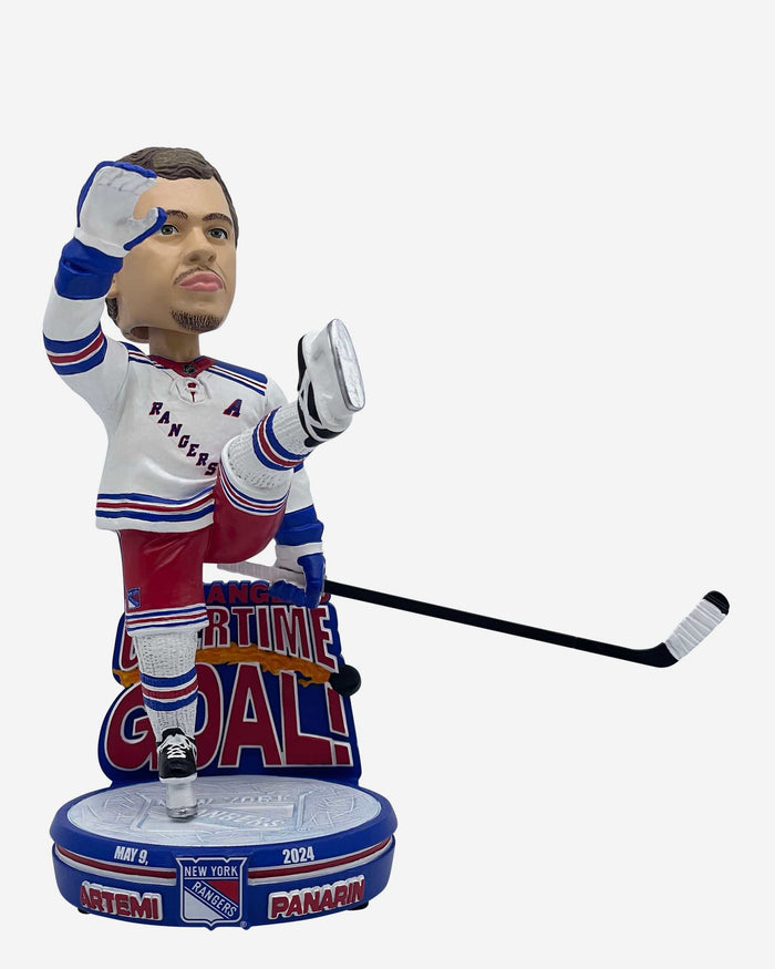 Artemi Panarin New York Rangers 2024 Playoff Overtime Game Winner Bobblehead FOCO - FOCO.com