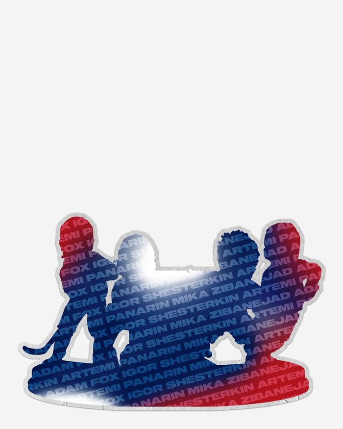 New York Rangers 2024 Presidents Trophy Mini Bobblehead Scene FOCO - FOCO.com