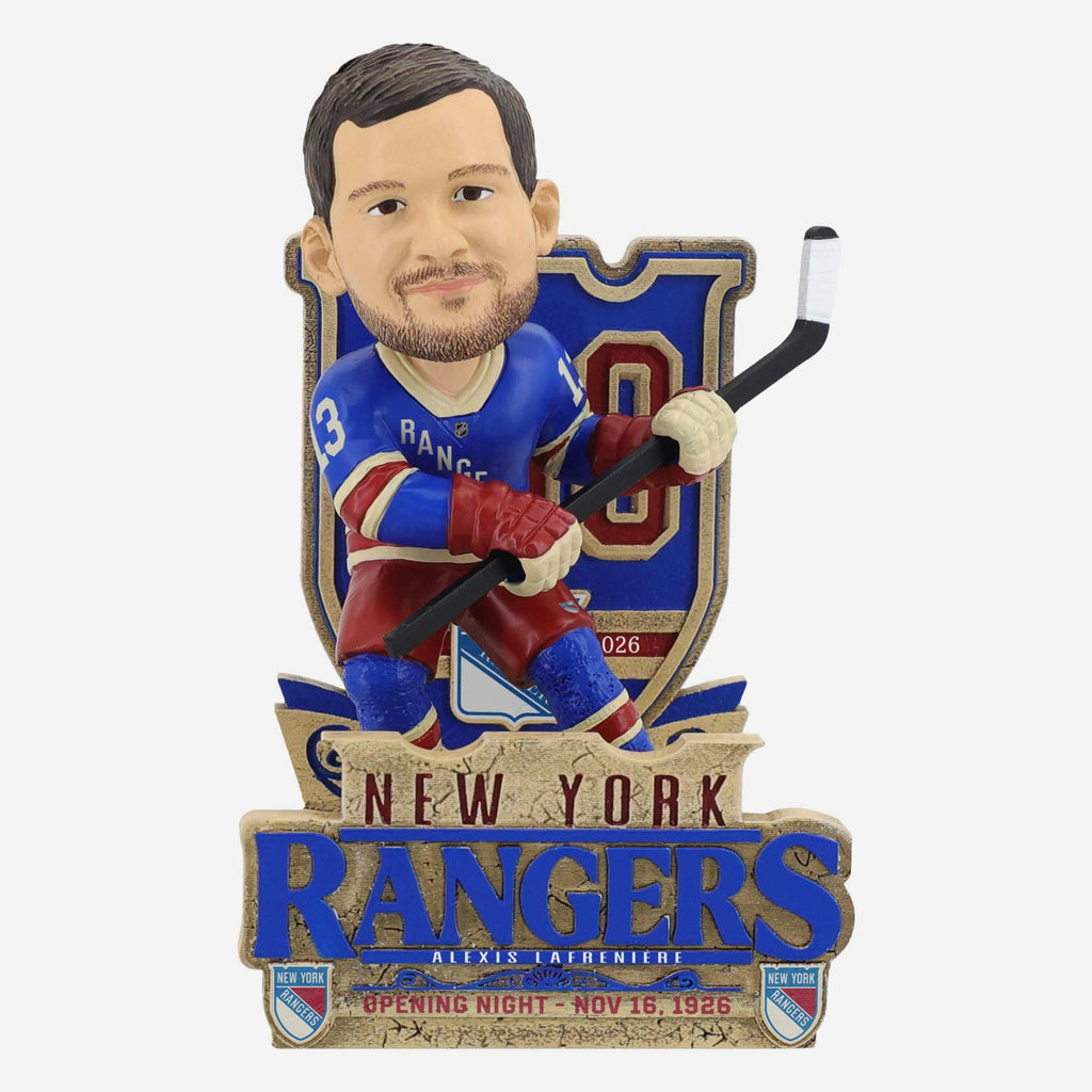 Alexis Lafreniere New York Rangers Centennial Bobblehead FOCO - FOCO.com
