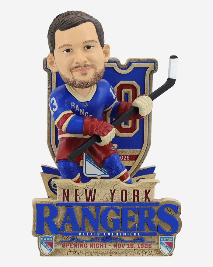 Alexis Lafreniere New York Rangers Centennial Bobblehead FOCO - FOCO.com