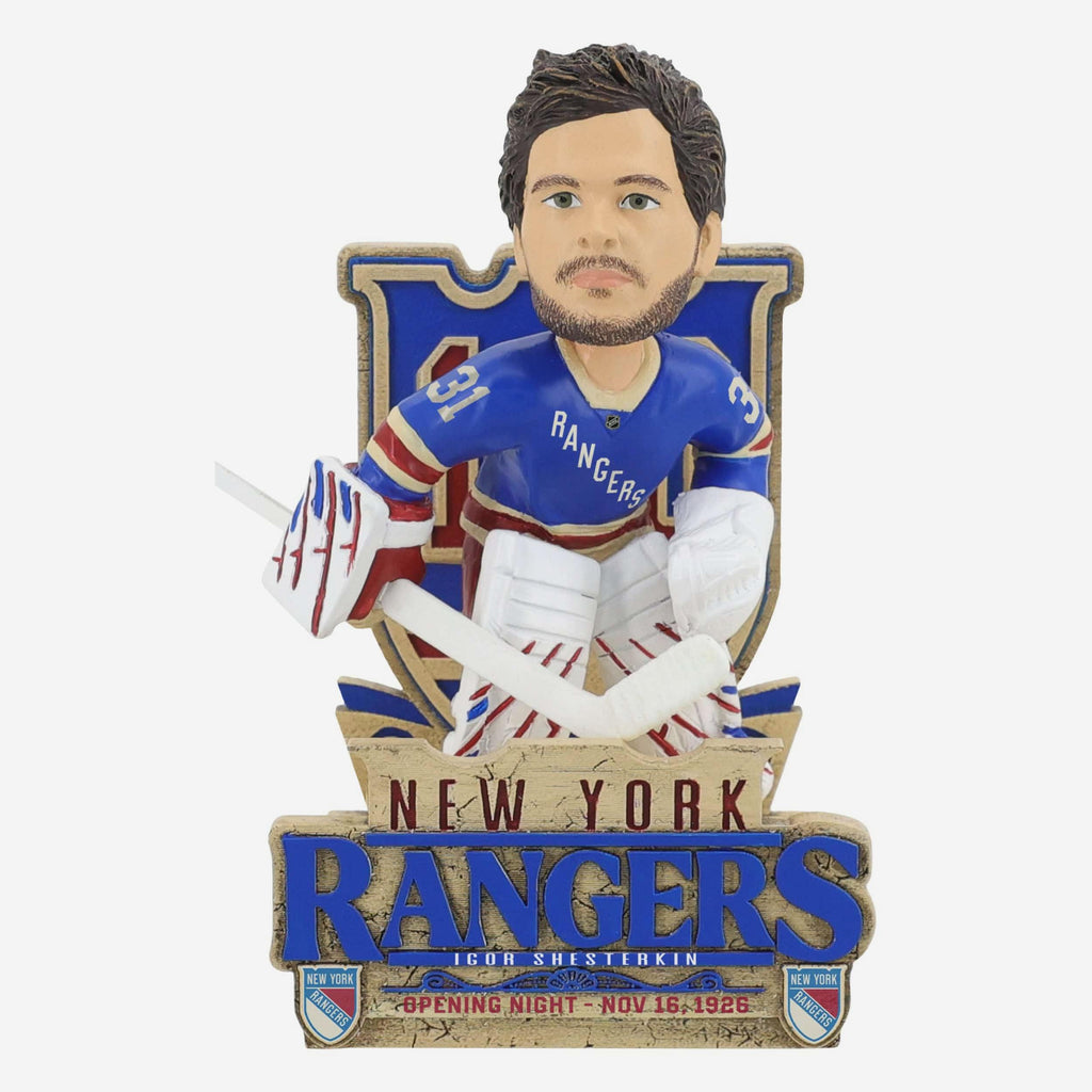 Igor Shesterkin New York Rangers Centennial Bobblehead FOCO - FOCO.com