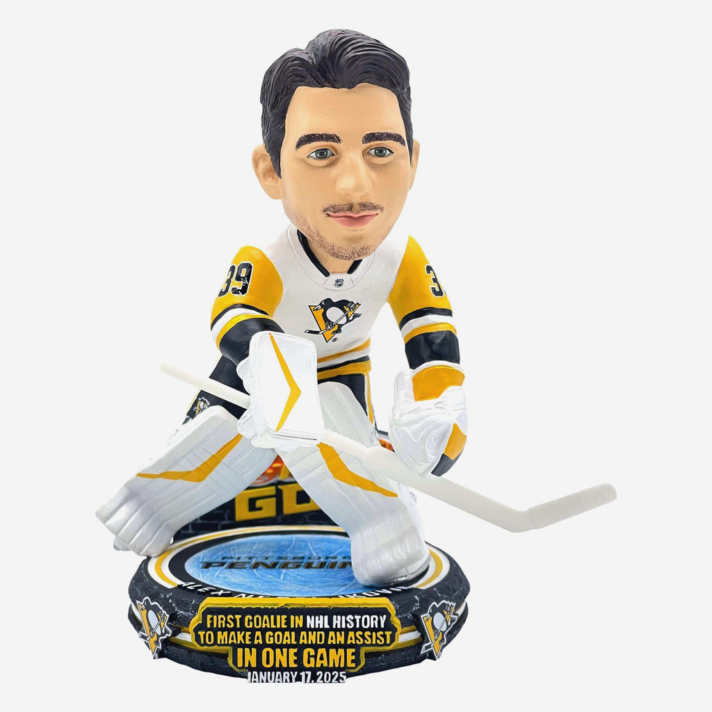 Alex Nedeljkovic Pittsburgh Penguins Goalie Goal Bobblehead FOCO - FOCO.com