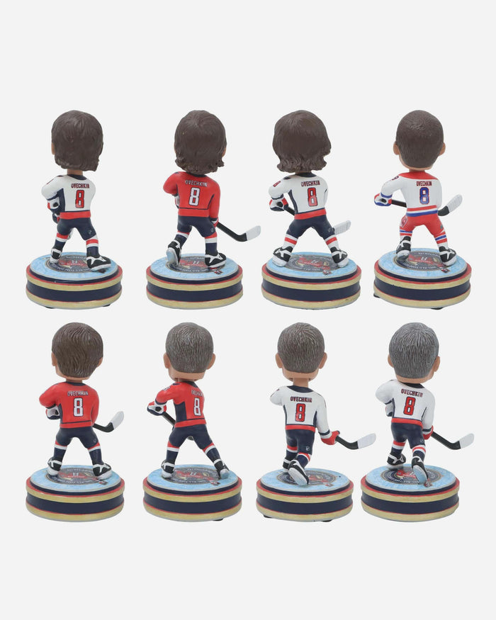 Alex Ovechkin Washington Capitals NHL All-Time Goals Leader Mini Bobblehead Boxed Set FOCO - FOCO.com