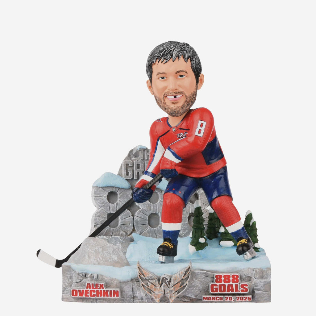 Alex Ovechkin Washington Capitals Great 888 Bobblehead FOCO - FOCO.com
