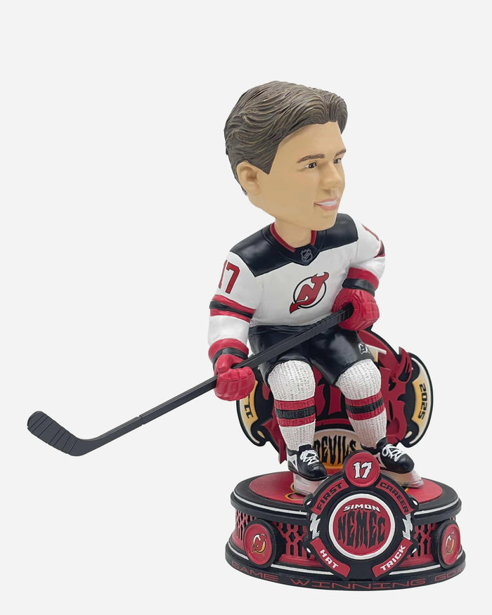 Simon Nemec New Jersey Devils Hat Trick Bobblehead FOCO - FOCO.com