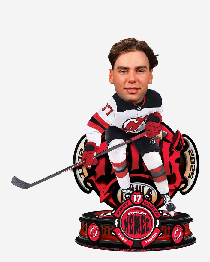 Simon Nemec New Jersey Devils Hat Trick Bobblehead FOCO - FOCO.com