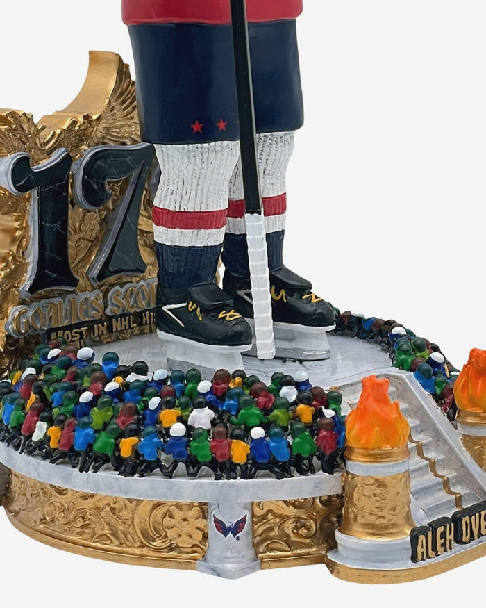Alex Ovechkin Washington Capitals Most Goalies Scored On Record Bobblehead FOCO - FOCO.com